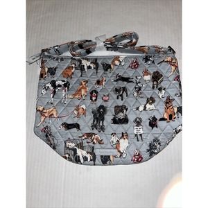 Vera Bradley~Dog Show~Bucket Crossbody Purse Shoulder Bag NWT MSRP 79.00